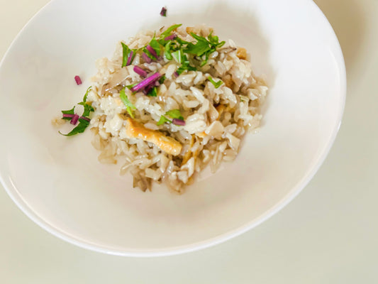 舞茸と油揚げのリゾット